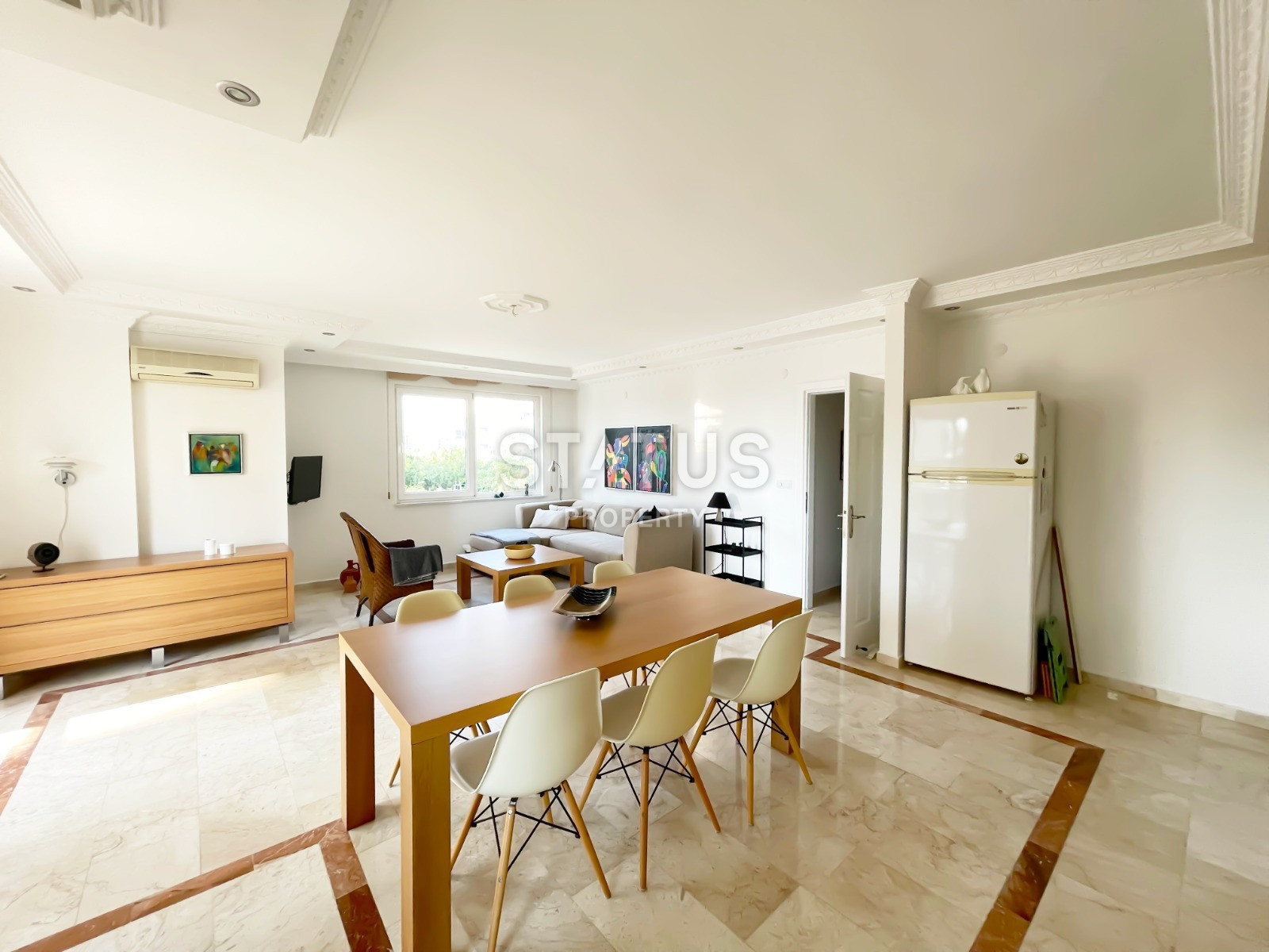 Furnished three-room apartment by the sea 100m from it in Mahmutlar district. 110m2 фото 7