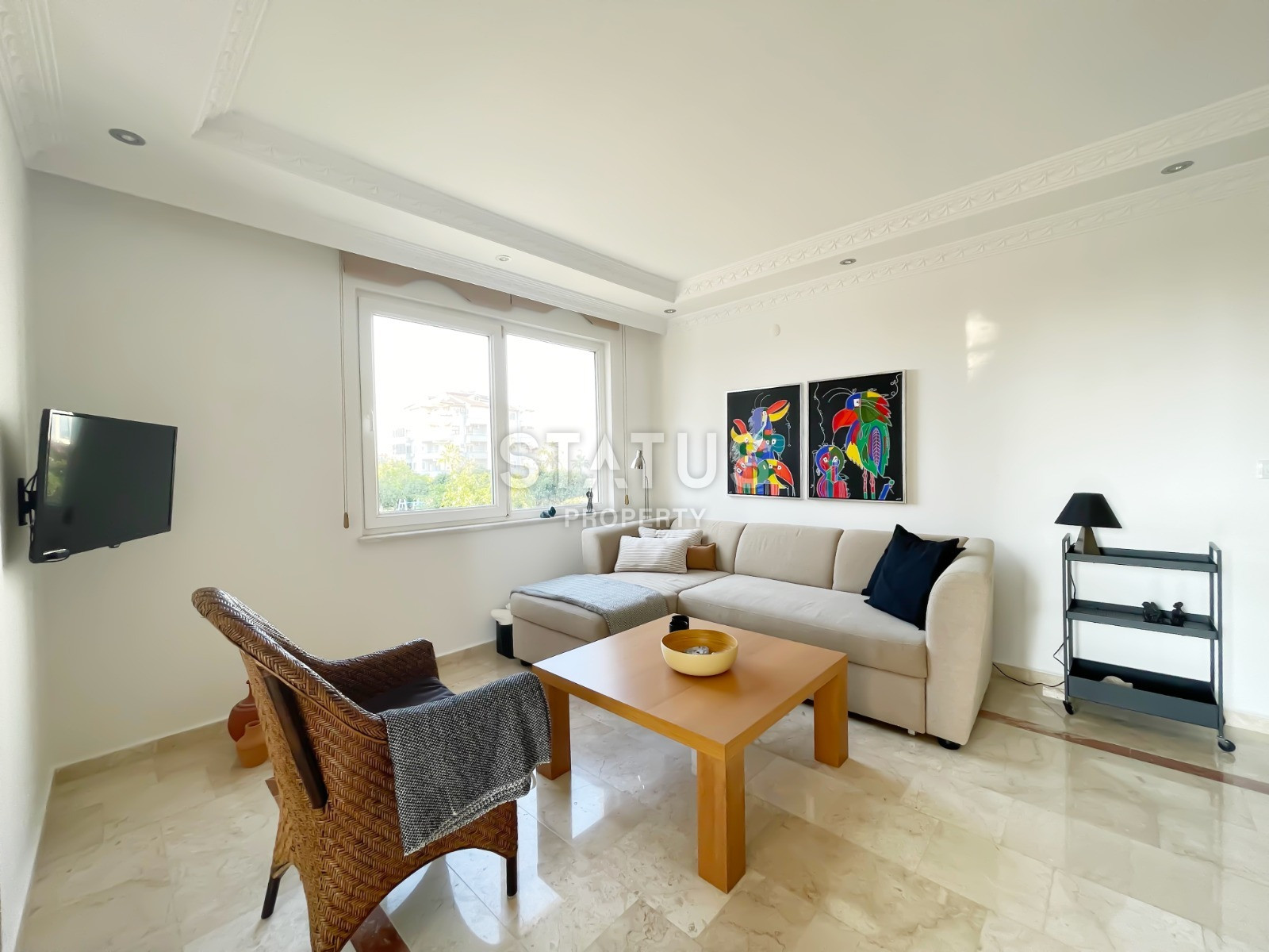 Furnished three-room apartment by the sea 100m from it in Mahmutlar district. 110m2 фото 16