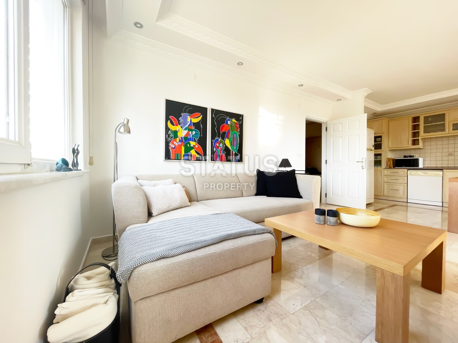 Furnished three-room apartment by the sea 100m from it in Mahmutlar district. 110m2 фото 19