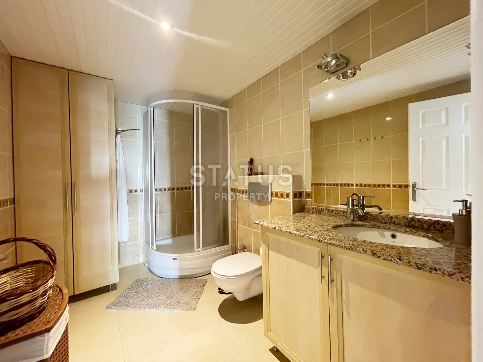 Furnished three-room apartment by the sea 100m from it in Mahmutlar district. 110m2 фото 47