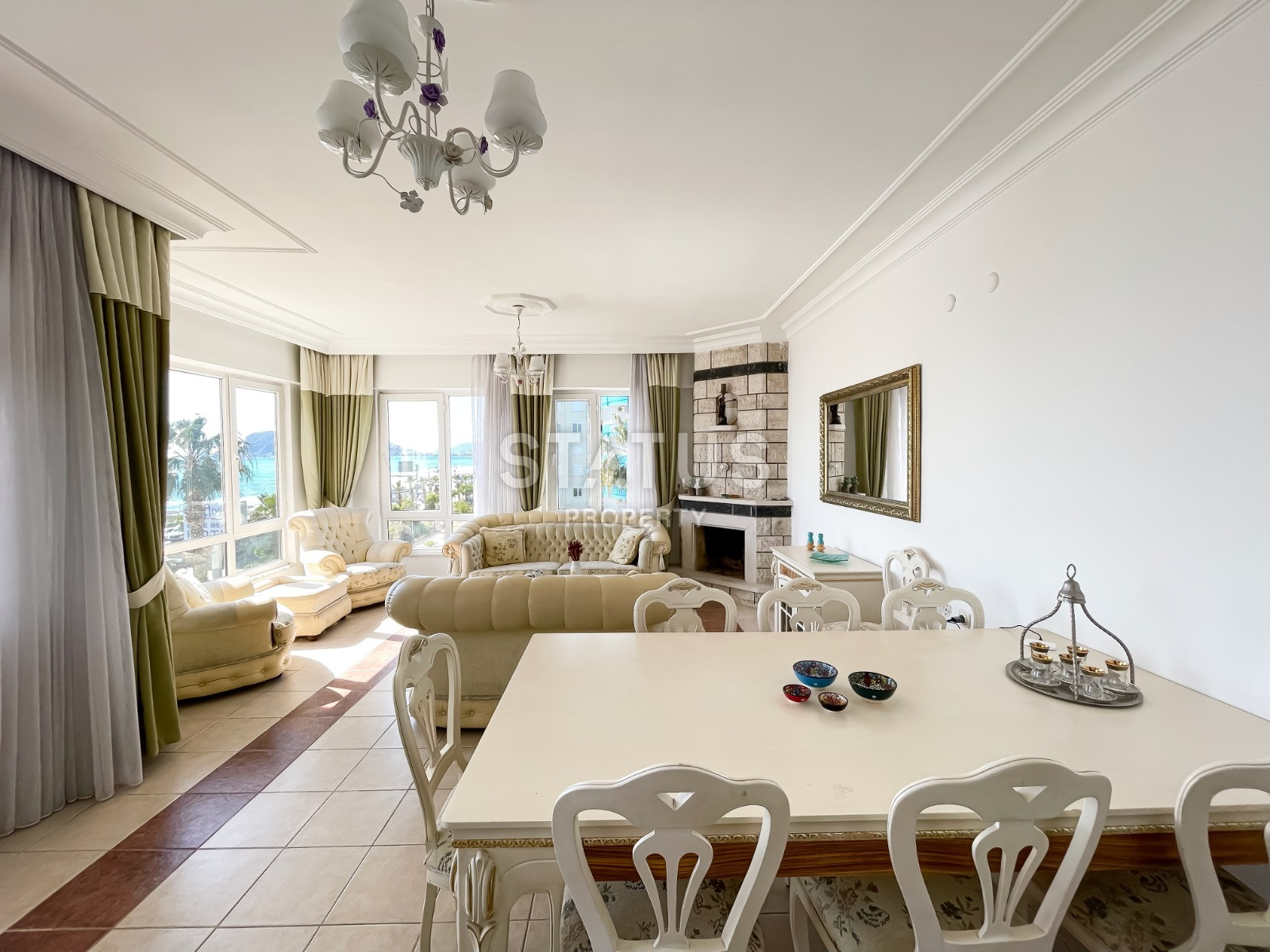 Four-room apartment in the first coastline in the Tosmur area. 160m2 фото 3