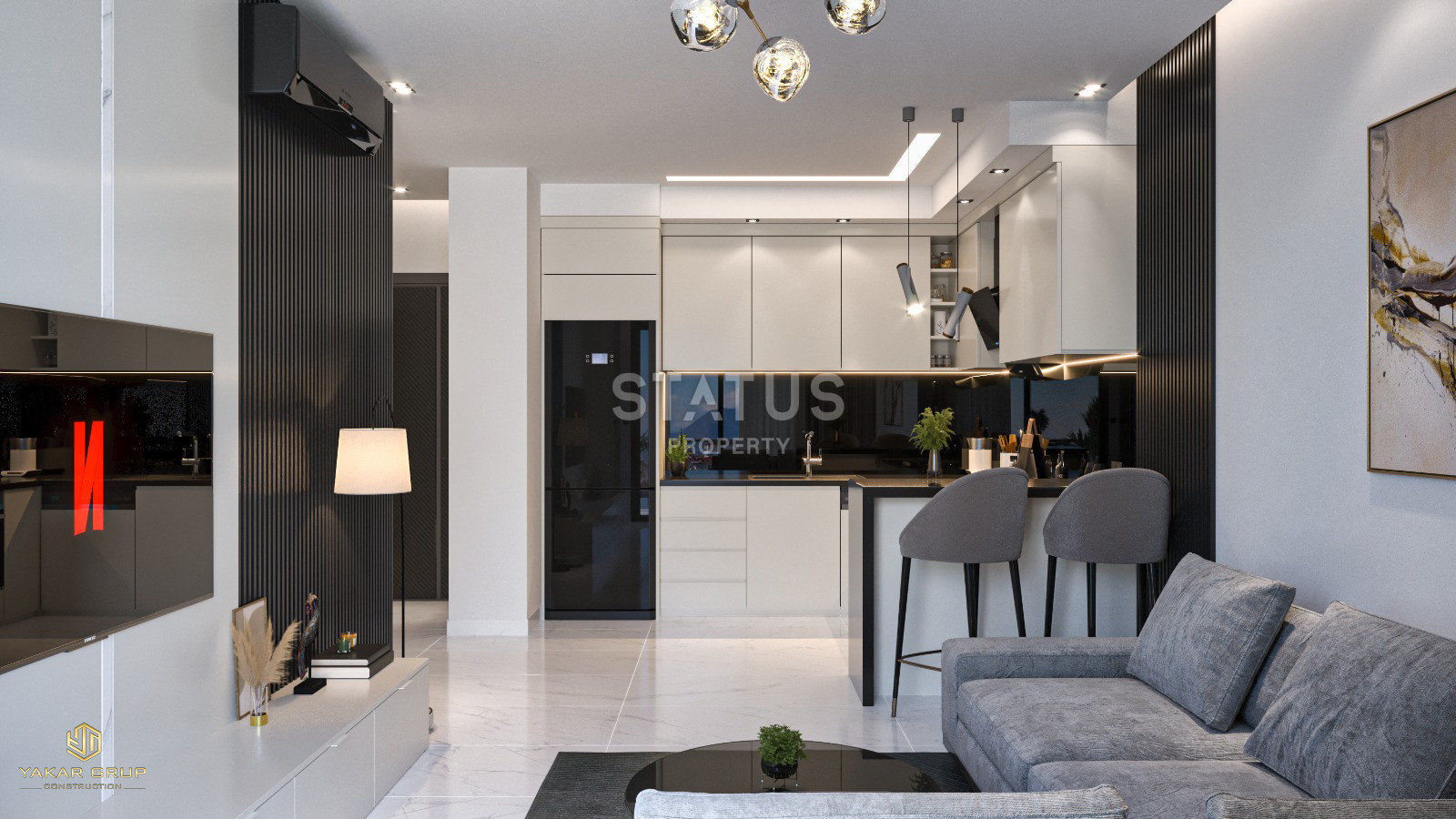 Премиальный проект по цене бизнес-класса в центре Аланьи пляж Клеопатра. 58,5м2 -128м2 фото 10