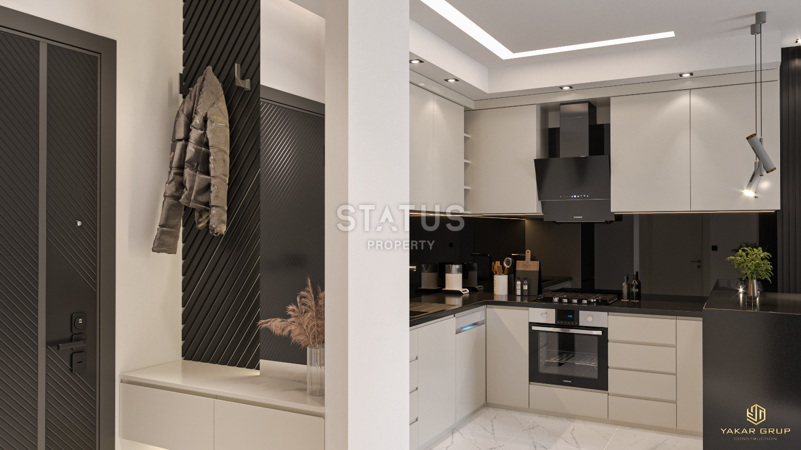 Премиальный проект по цене бизнес-класса в центре Аланьи пляж Клеопатра. 58,5м2 -128м2 фото 11