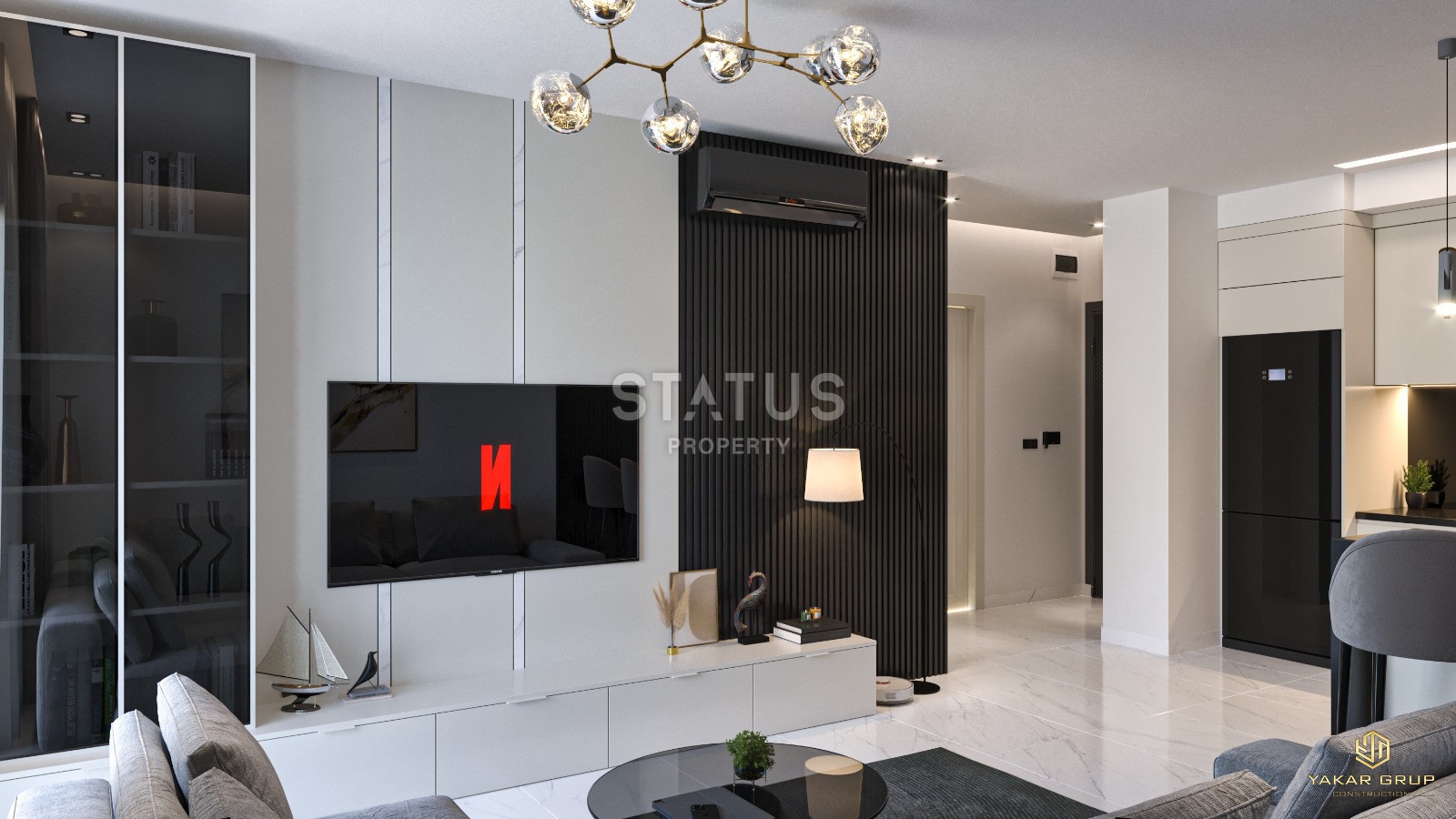 Премиальный проект по цене бизнес-класса в центре Аланьи пляж Клеопатра. 58,5м2 -128м2 фото 12