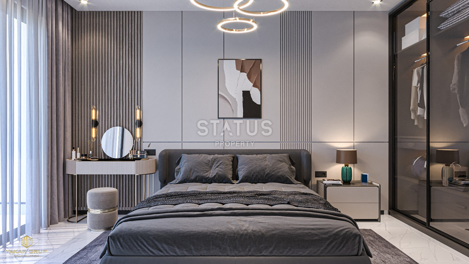 Премиальный проект по цене бизнес-класса в центре Аланьи пляж Клеопатра. 58,5м2 -128м2 фото 13