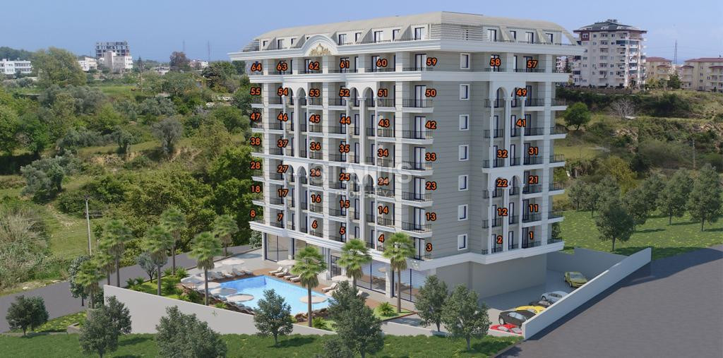 Новые апартаменты 1+1 в Авсалларе фото 1