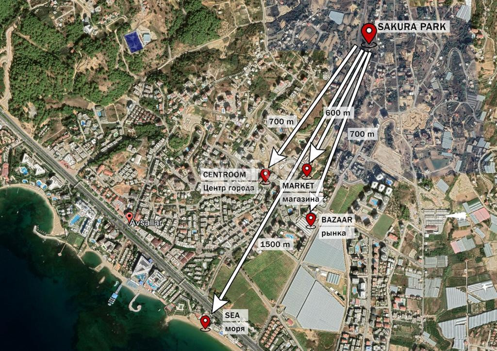 Новые апартаменты 1+1 в Авсалларе фото 13