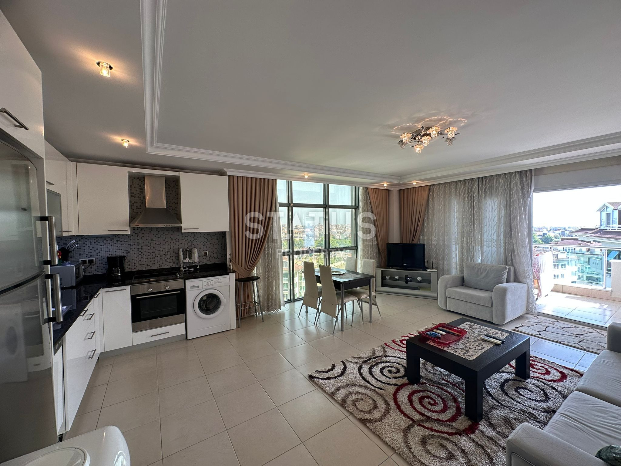 Двухкомнатная квартира с мебелью районе Джикджилли, 68м2 фото 5