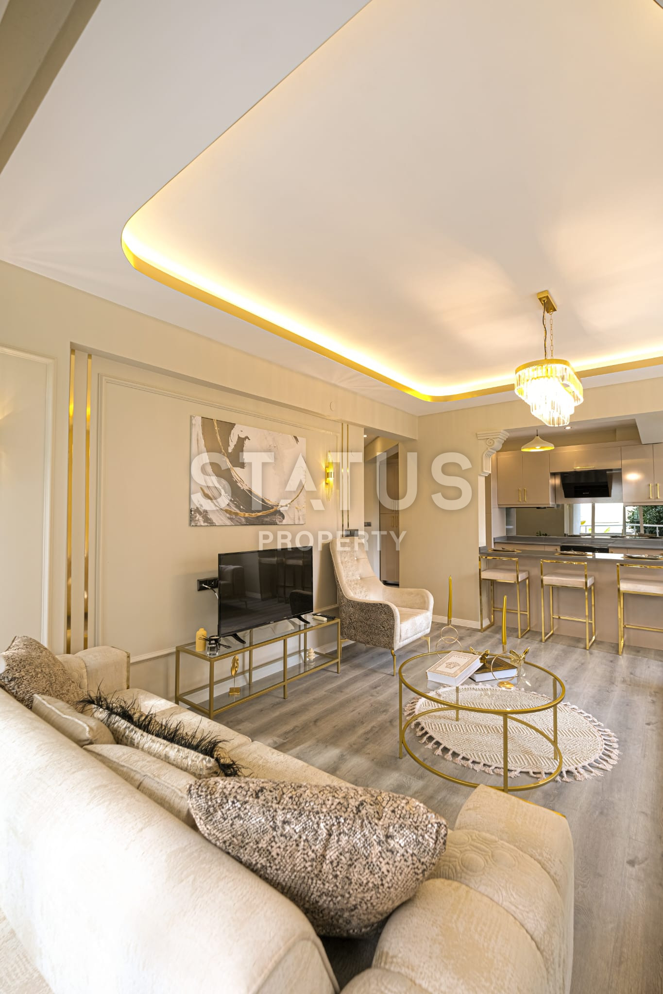 Трёхкомнатная квартира у моря на первой береговой линии в районе Махмутлар, 100 м2. фото 12