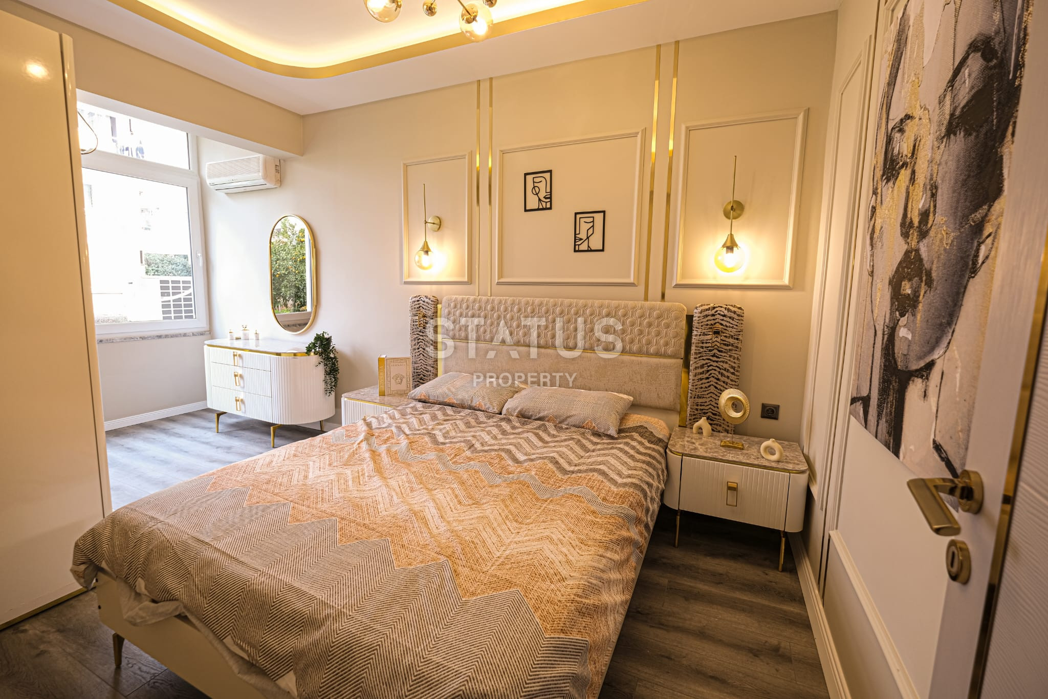 Трёхкомнатная квартира у моря на первой береговой линии в районе Махмутлар, 100 м2. фото 13