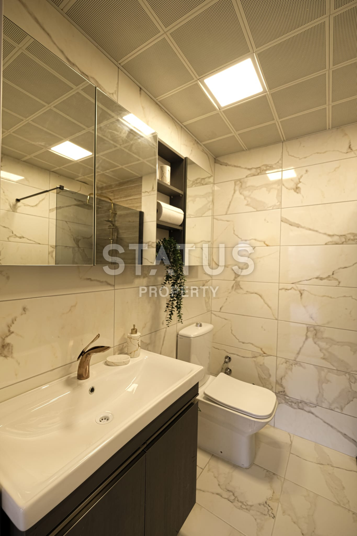 Трёхкомнатная квартира у моря на первой береговой линии в районе Махмутлар, 100 м2. фото 14