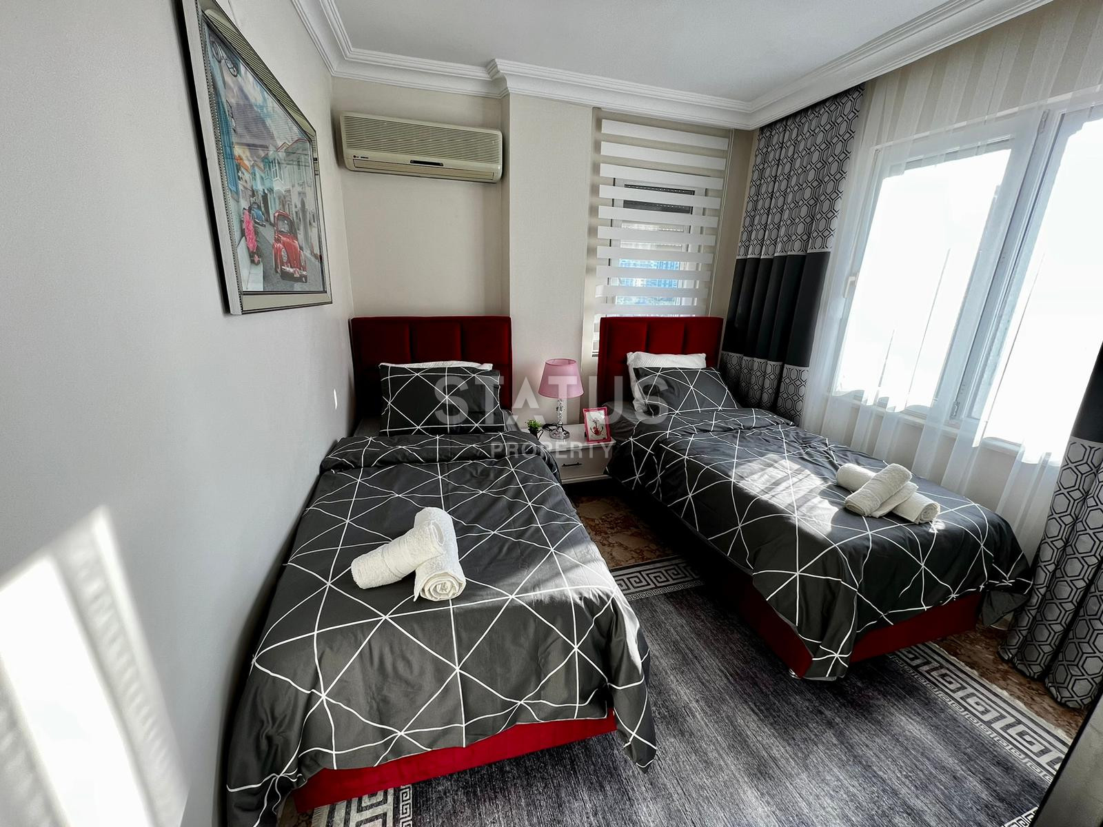 Furnished three-room apartment by the sea in Mahmutlar district, 115m2. фото 7