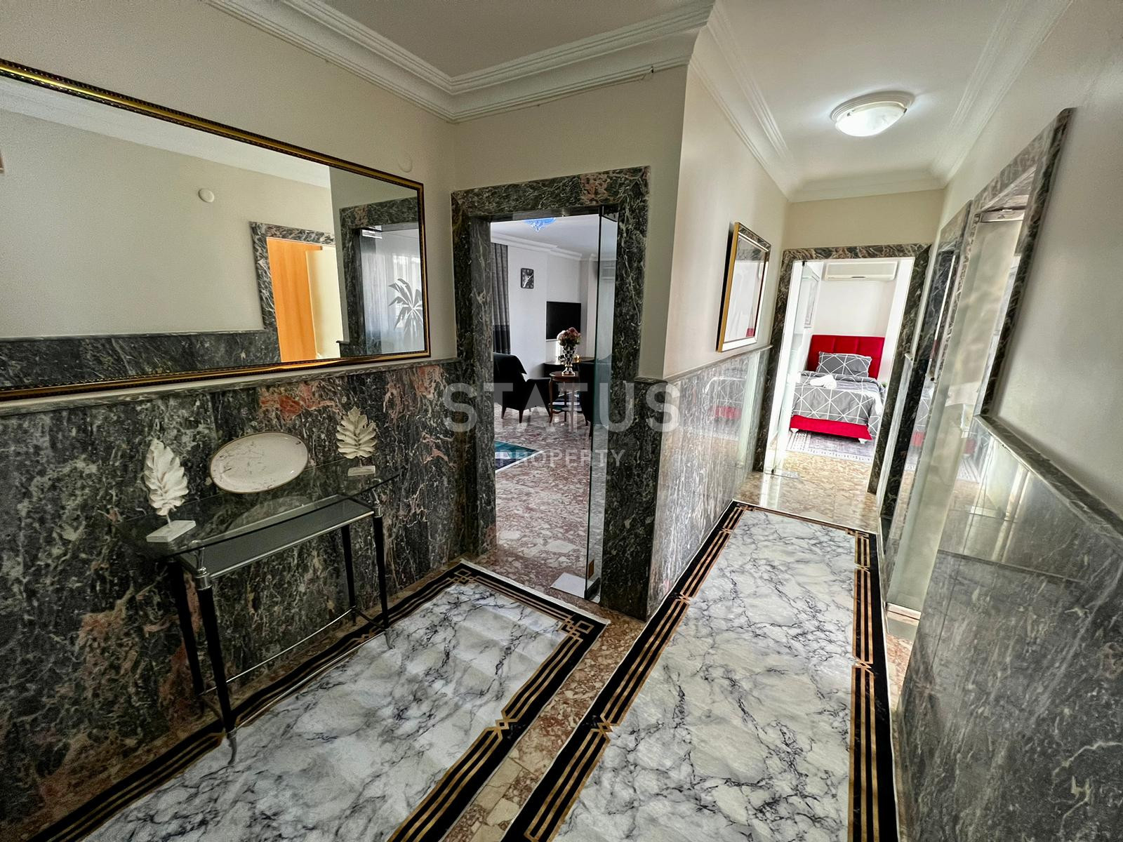 Furnished three-room apartment by the sea in Mahmutlar district, 115m2. фото 16