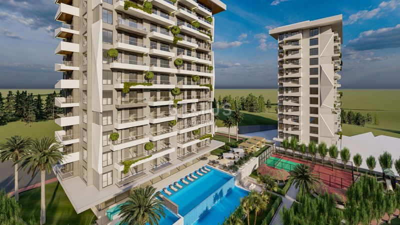 Новый проект премиум класса в районе Махмутлар, 67,5-75 м2 фото 10