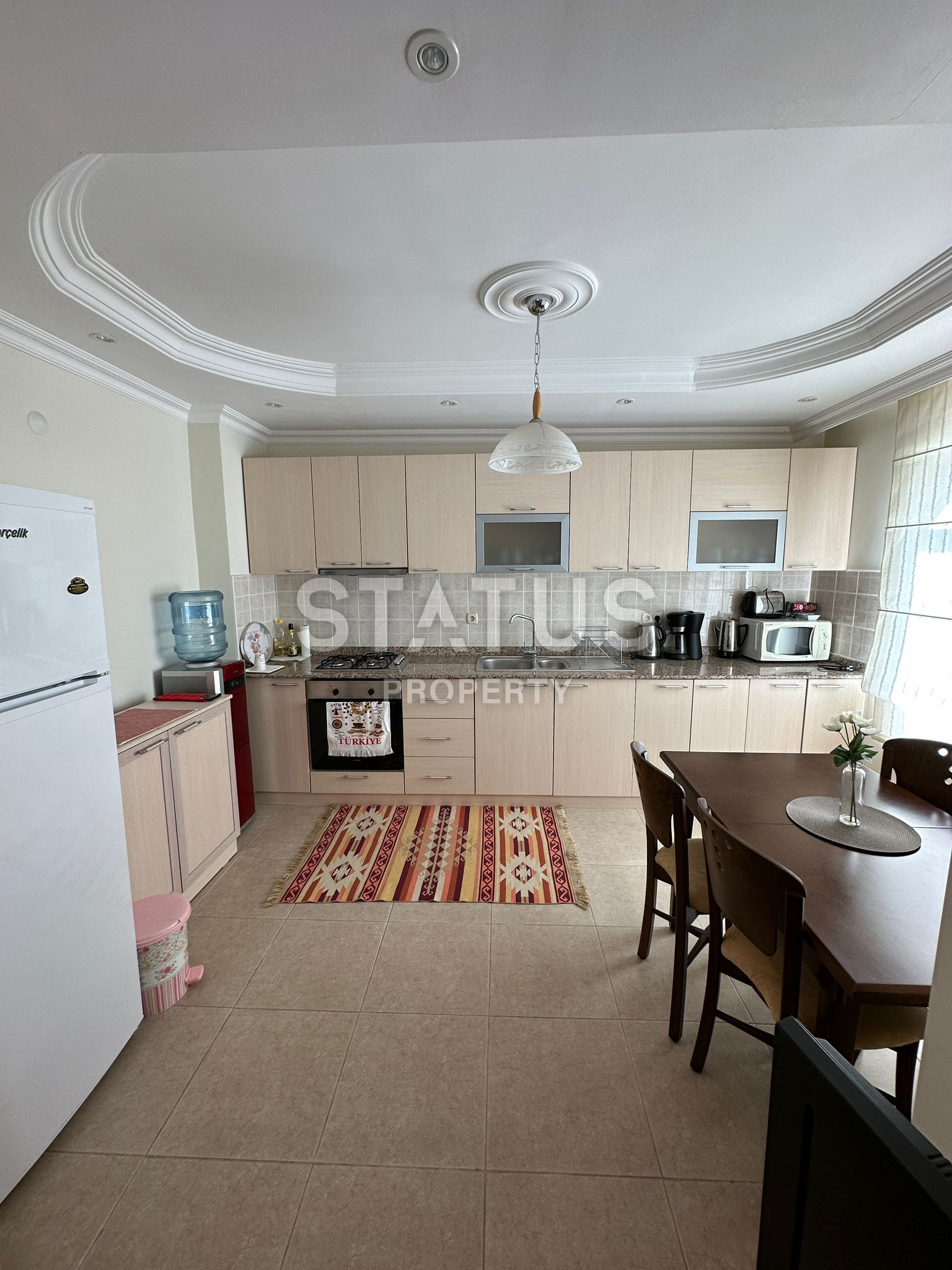 Меблированная квартира с двумя спальнями в элитном комплексе в районе Джикджилли. 138 м2 фото 3