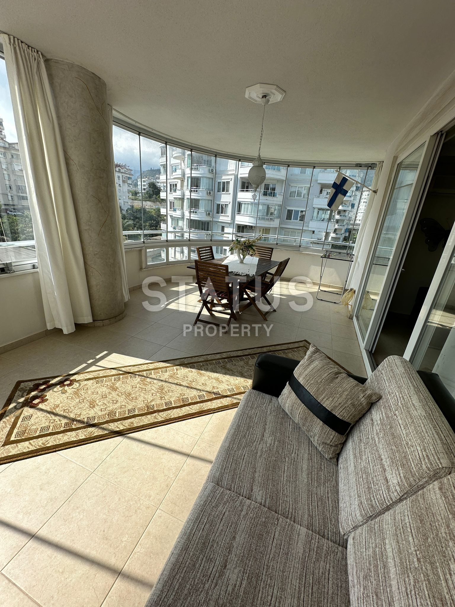 Меблированная квартира с двумя спальнями в элитном комплексе в районе Джикджилли. 138 м2 фото 4