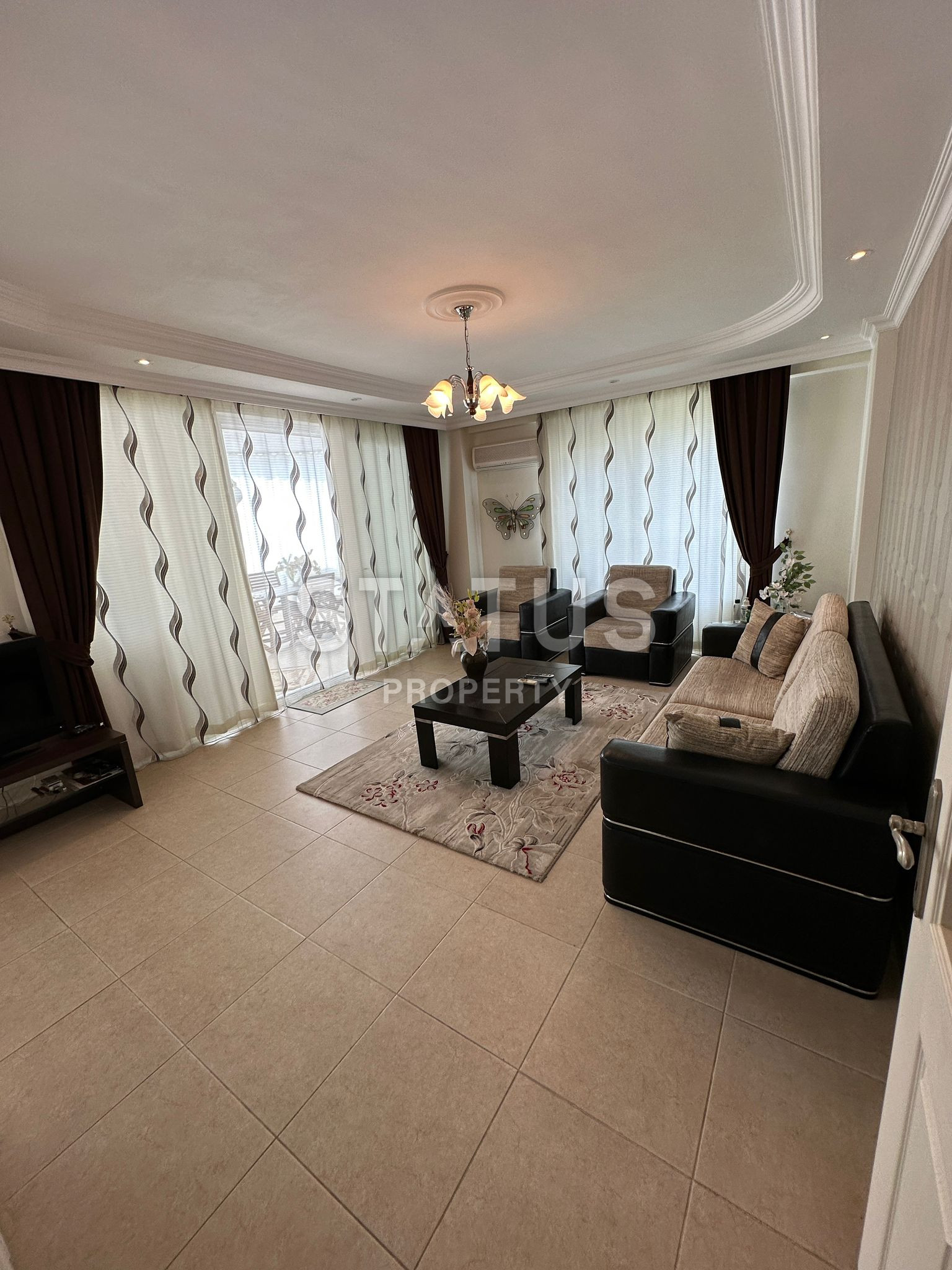 Меблированная квартира с двумя спальнями в элитном комплексе в районе Джикджилли. 138 м2 фото 6