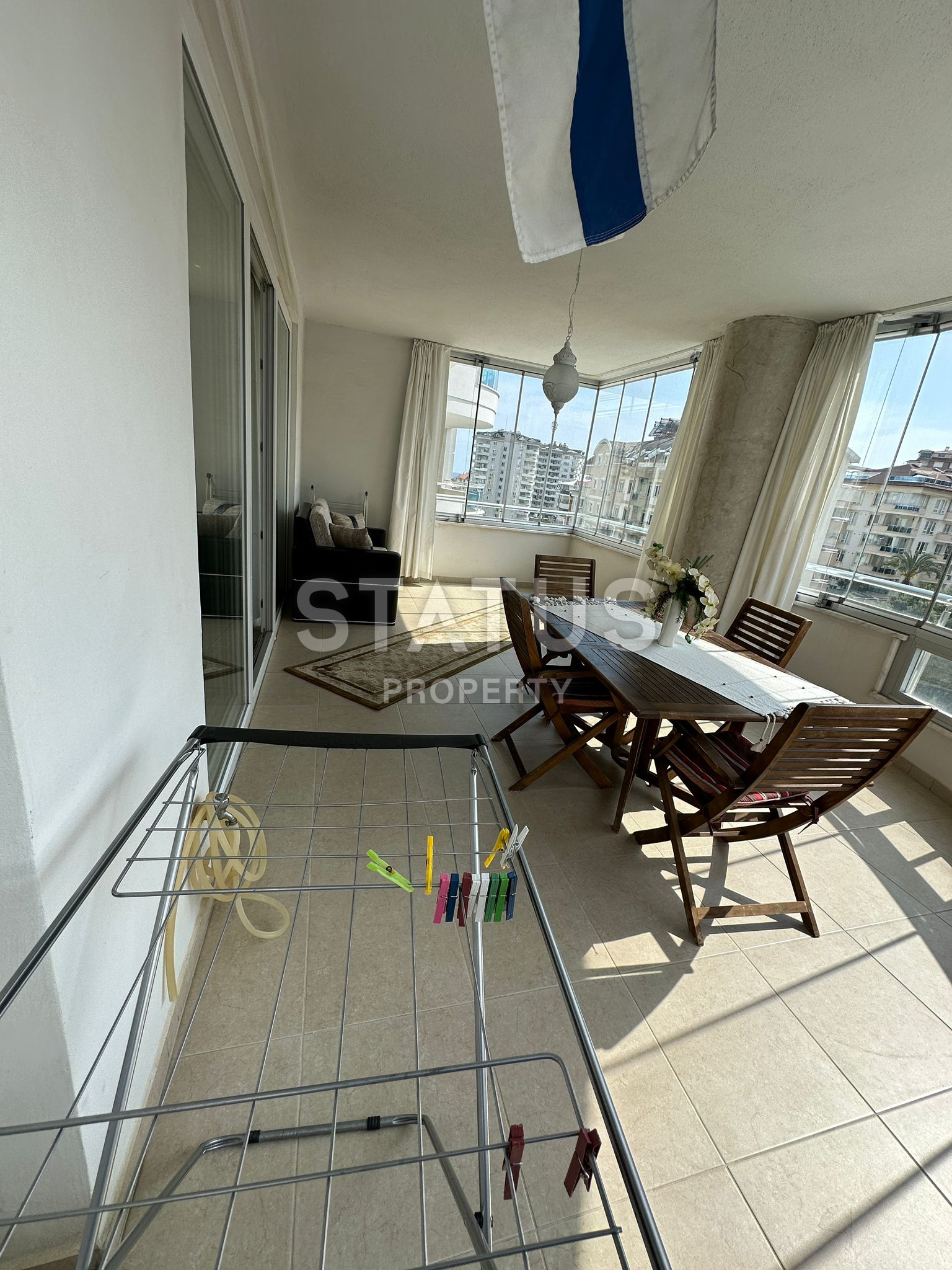 Меблированная квартира с двумя спальнями в элитном комплексе в районе Джикджилли. 138 м2 фото 9