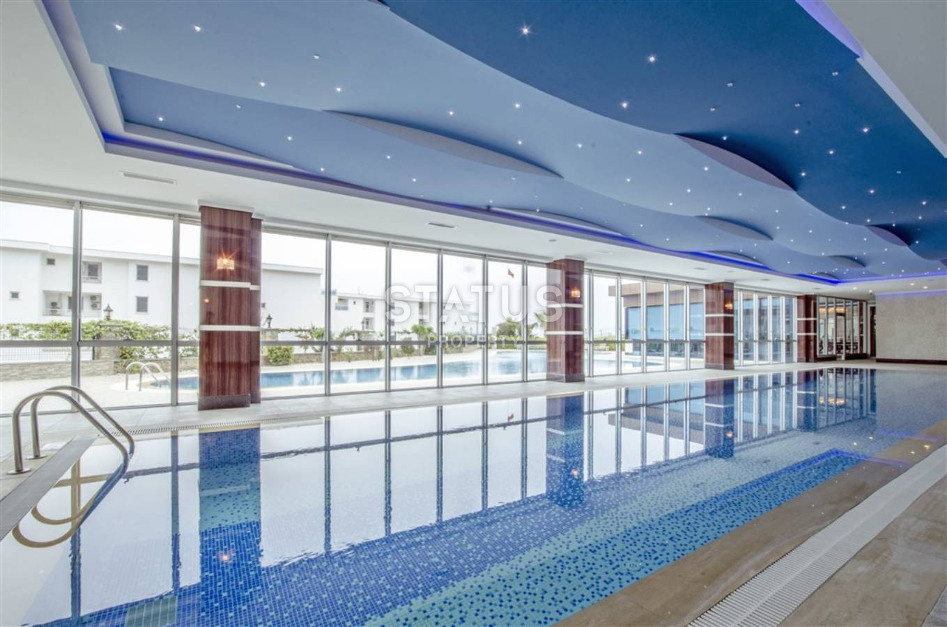 Comfortable three-room apartment 2+1 in Kargicak 115m2 with direct sea view. фото 15