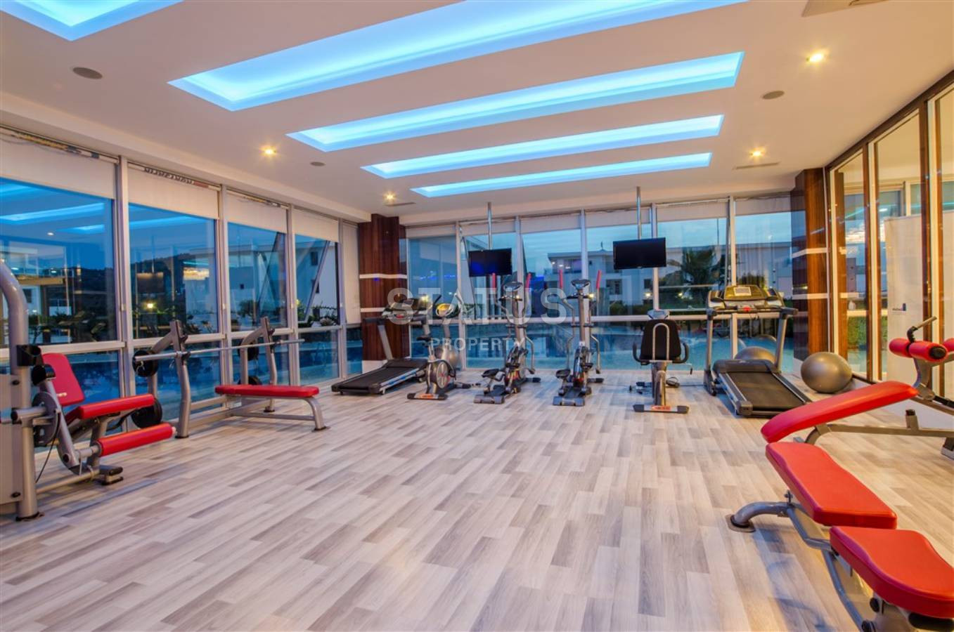 Comfortable three-room apartment 2+1 in Kargicak 115m2 with direct sea view. фото 17