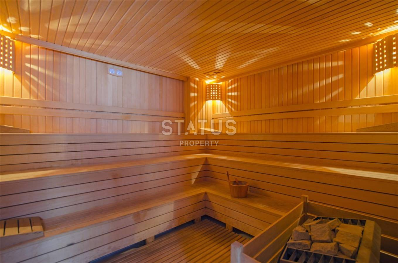 Comfortable three-room apartment 2+1 in Kargicak 115m2 with direct sea view. фото 19