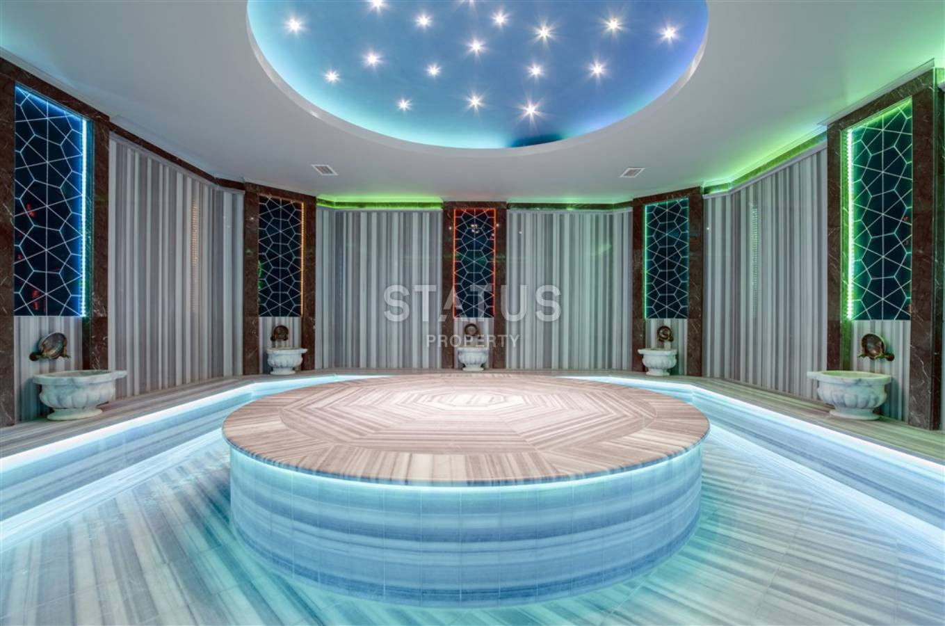 Comfortable three-room apartment 2+1 in Kargicak 115m2 with direct sea view. фото 20