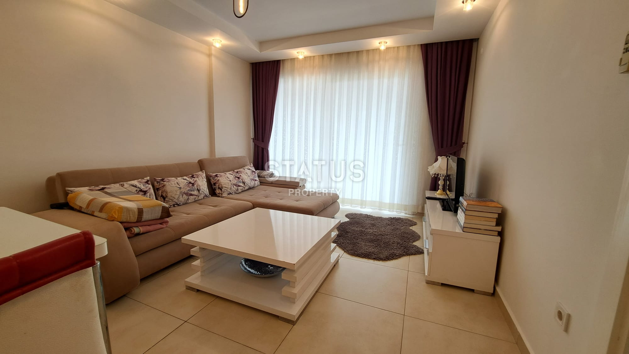 One-bedroom apartment with furniture in Cikcilli area, 60m2 фото 3