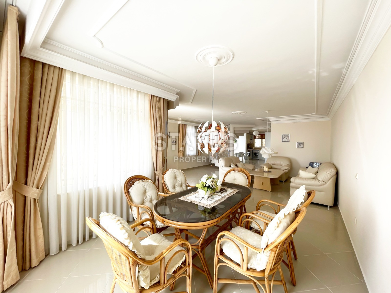 Шикарный дуплекс с видом на море и Кале в Аланий, 250м2. фото 7