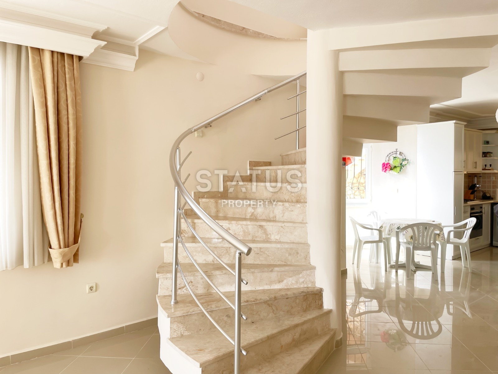 Шикарный дуплекс с видом на море и Кале в Аланий, 250м2. фото 16