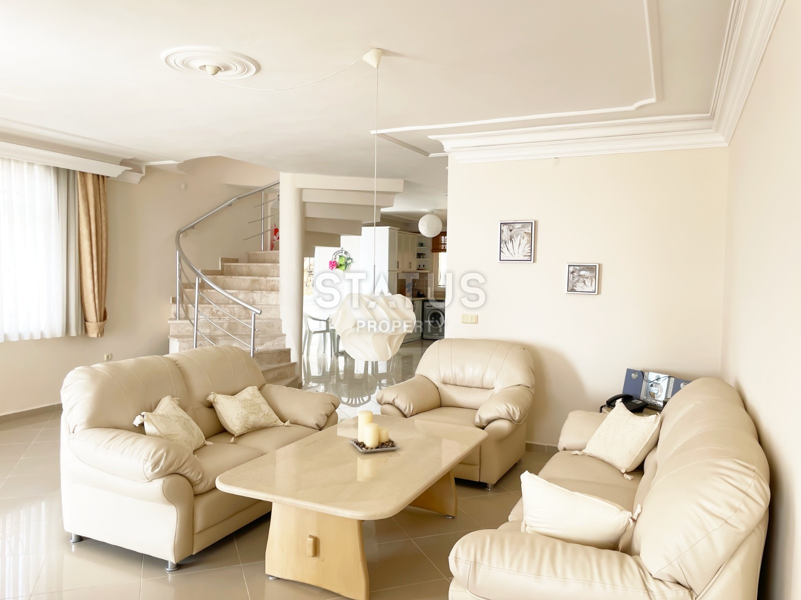 Шикарный дуплекс с видом на море и Кале в Аланий, 250м2. фото 18