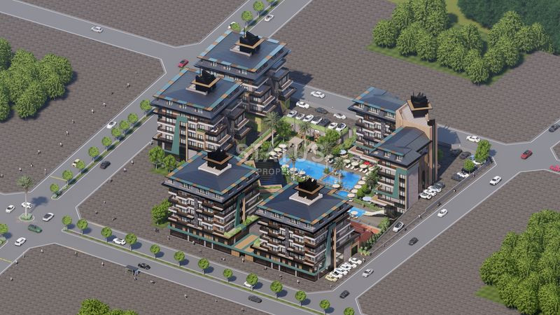 Новый проект с премиальной локацией в районе Каргыджак, 58-127 м2 фото 3