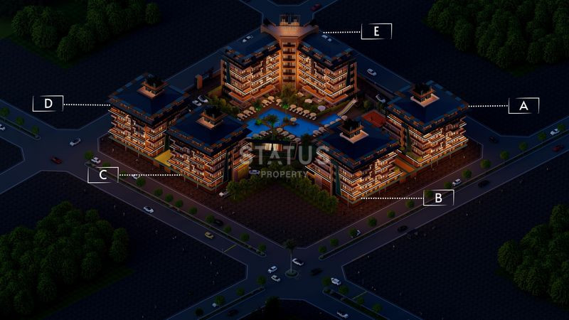 Новый проект с премиальной локацией в районе Каргыджак, 58-127 м2 фото 29