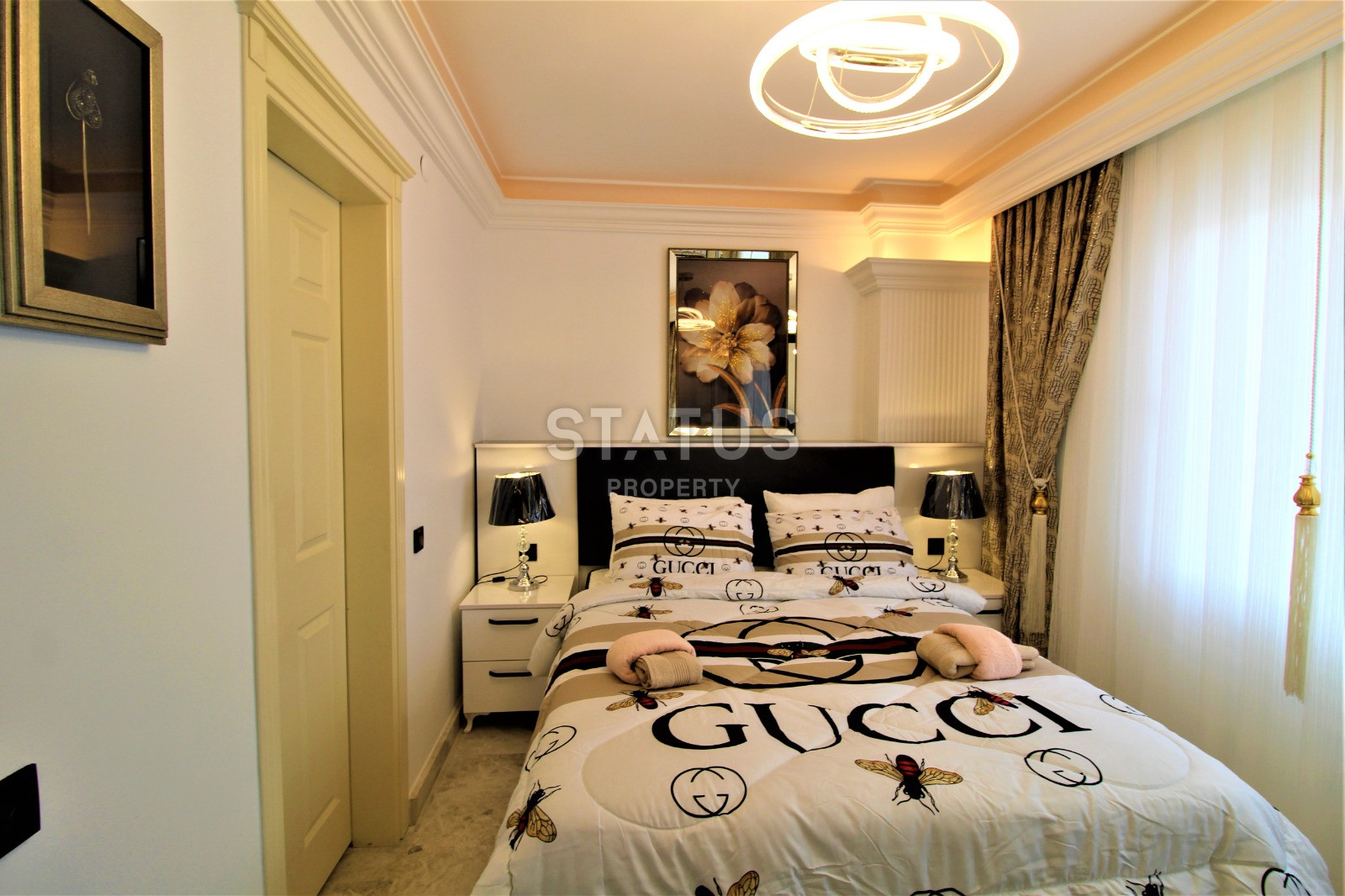 Меблированная трёхкомнатная квартира у моря в районе Джикджилли. 115м2 фото 12