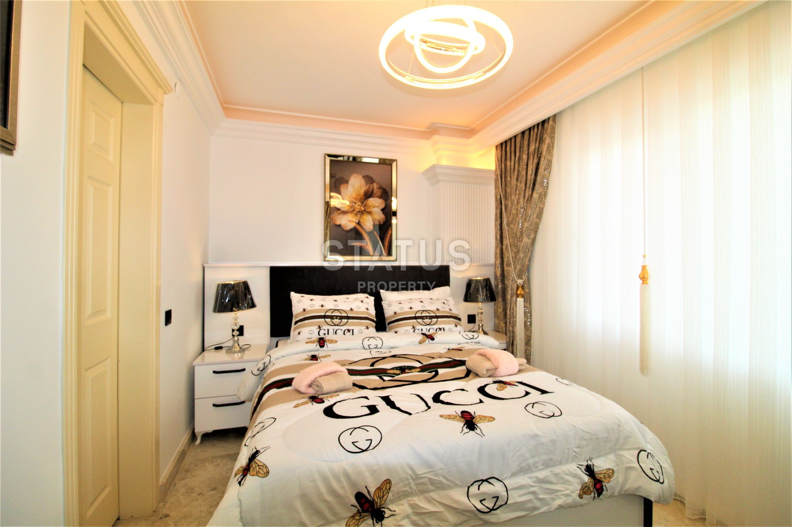 Меблированная трёхкомнатная квартира у моря в районе Джикджилли. 115м2 фото 14