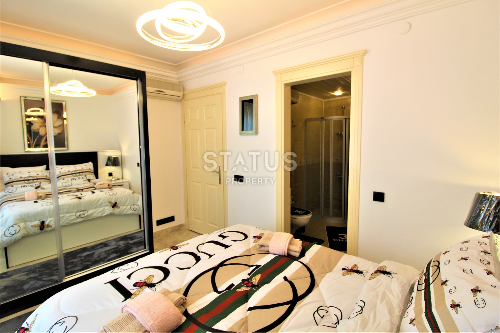 Меблированная трёхкомнатная квартира у моря в районе Джикджилли. 115м2 фото 15