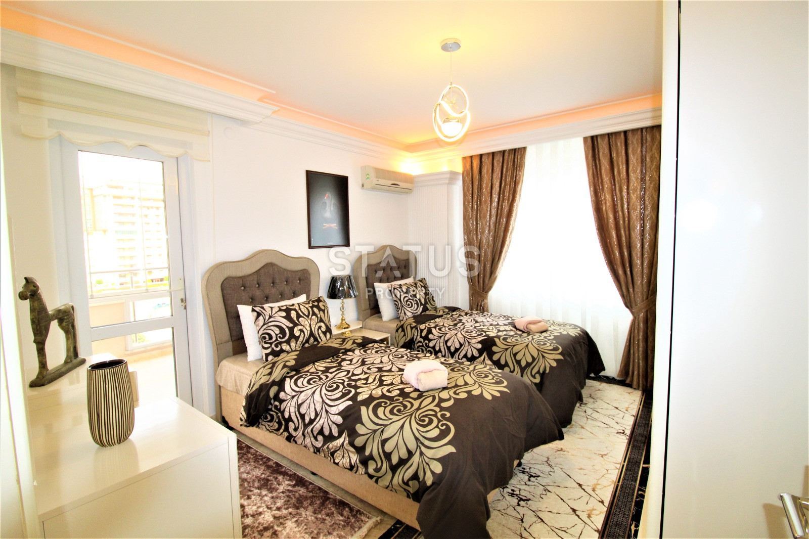 Меблированная трёхкомнатная квартира у моря в районе Джикджилли. 115м2 фото 18