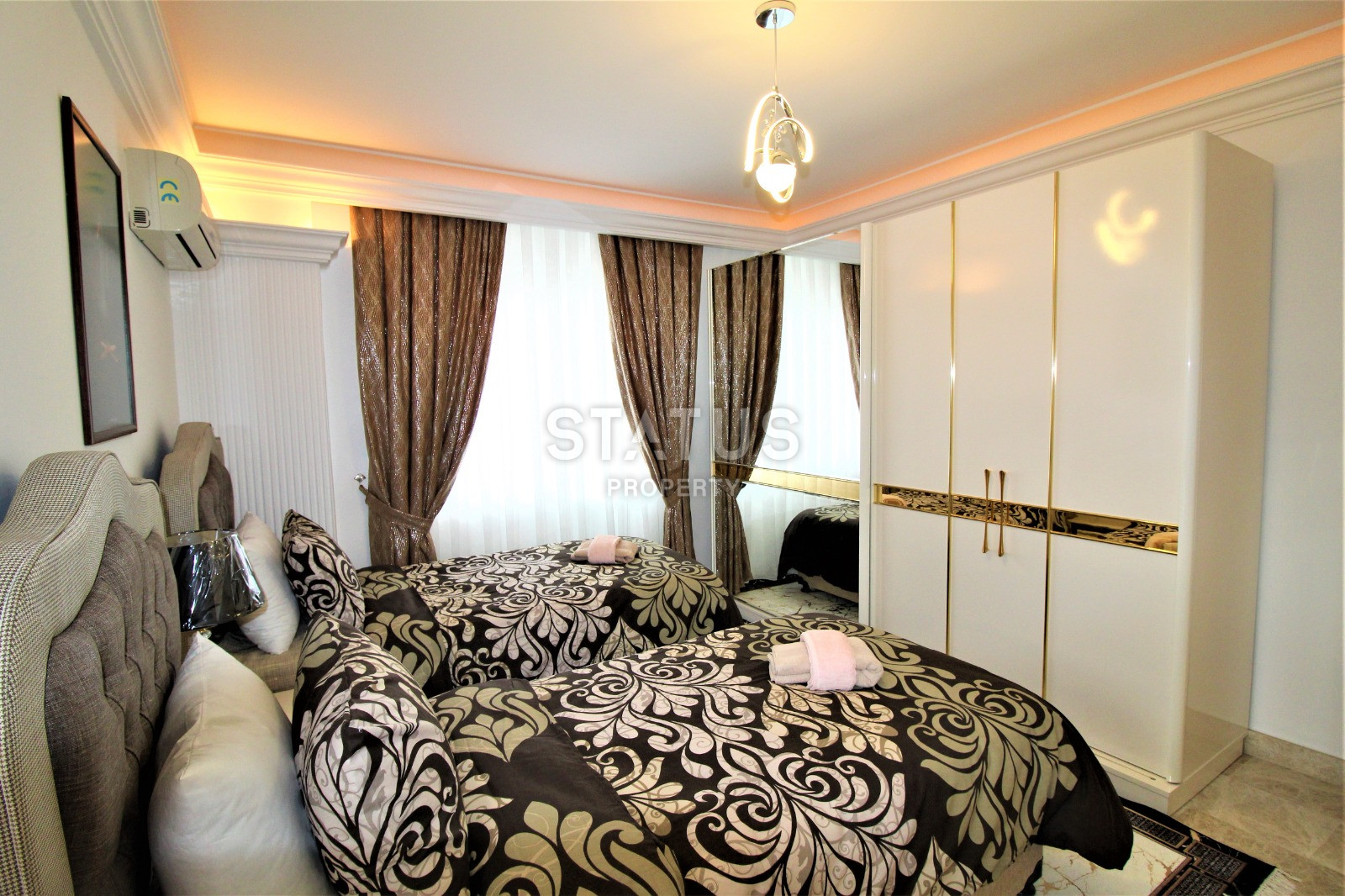 Меблированная трёхкомнатная квартира у моря в районе Джикджилли. 115м2 фото 19