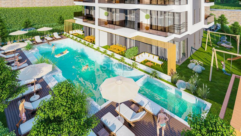 New project with its own orchard in Demirtas area, 46.75-98.15 m2 фото 18