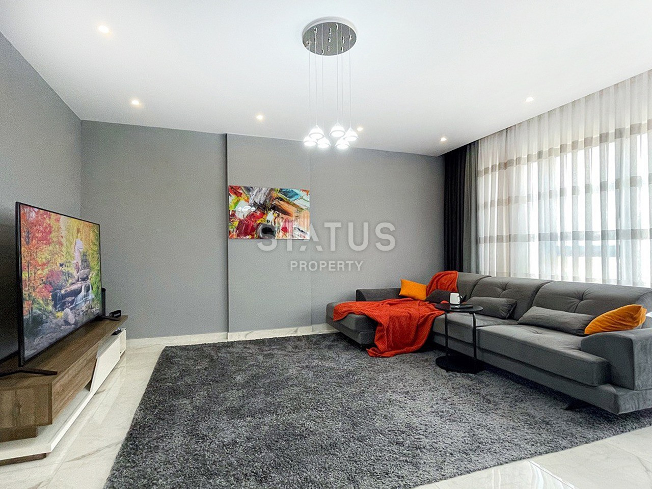 Квартира 2+1 в шикарном комплексе с панорамным видам в центре Алании,100 м2 фото 5