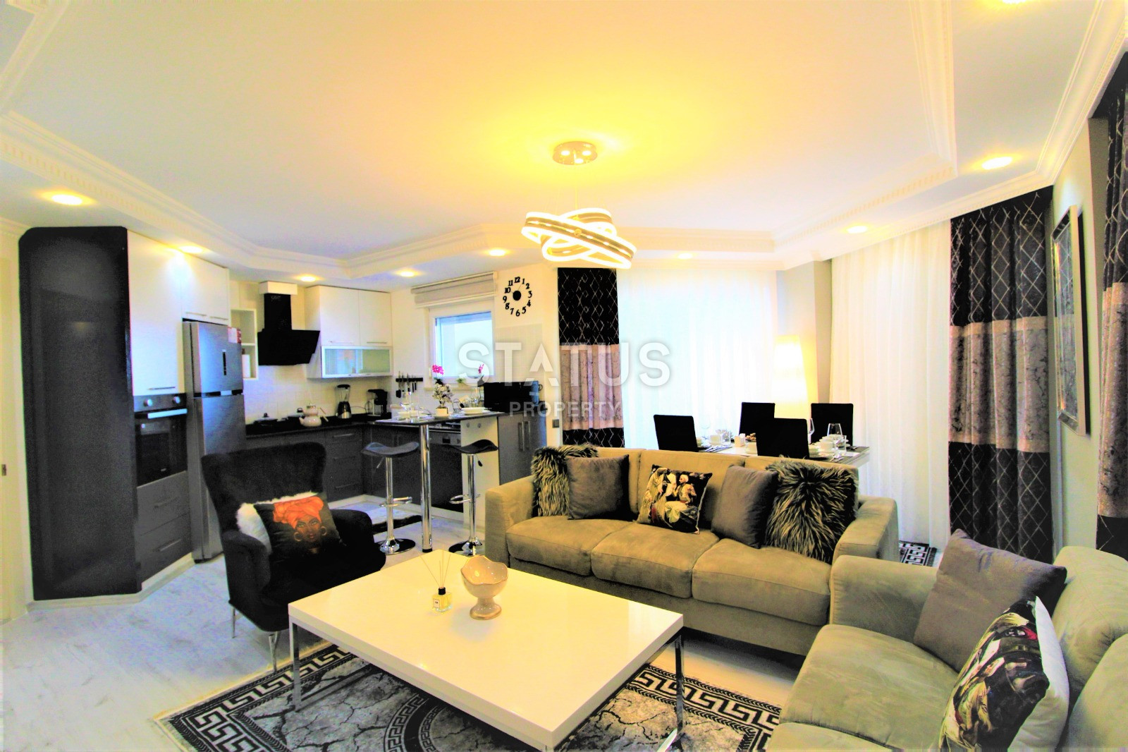 Stylish three-room apartment with sea view, 120 m2 фото 39
