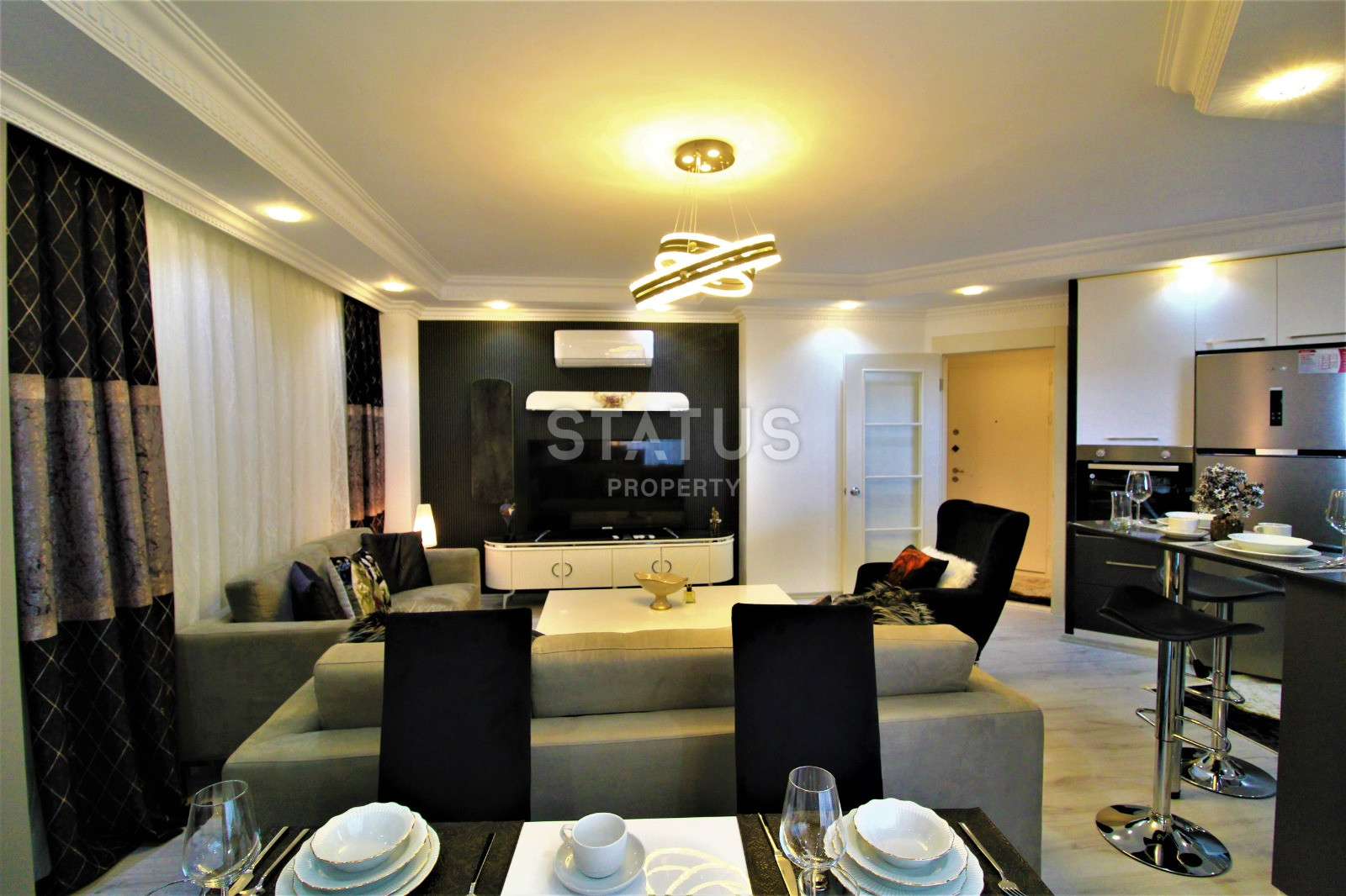 Stylish three-room apartment with sea view, 120 m2 фото 42
