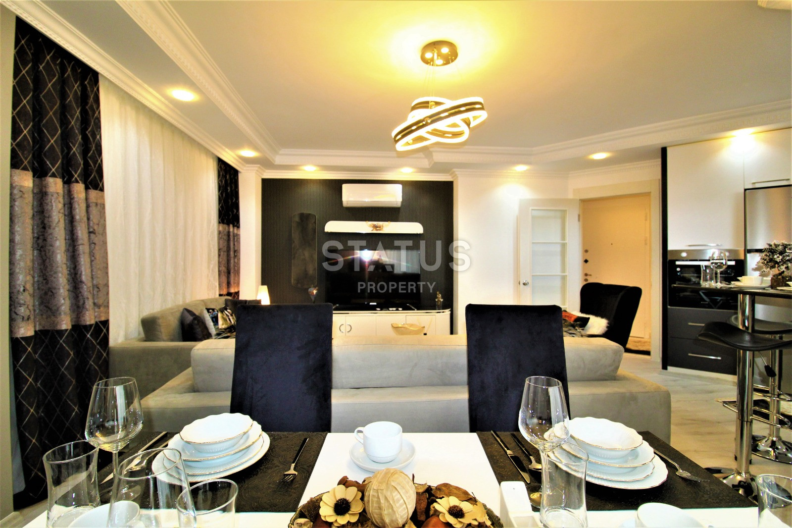 Stylish three-room apartment with sea view, 120 m2 фото 45