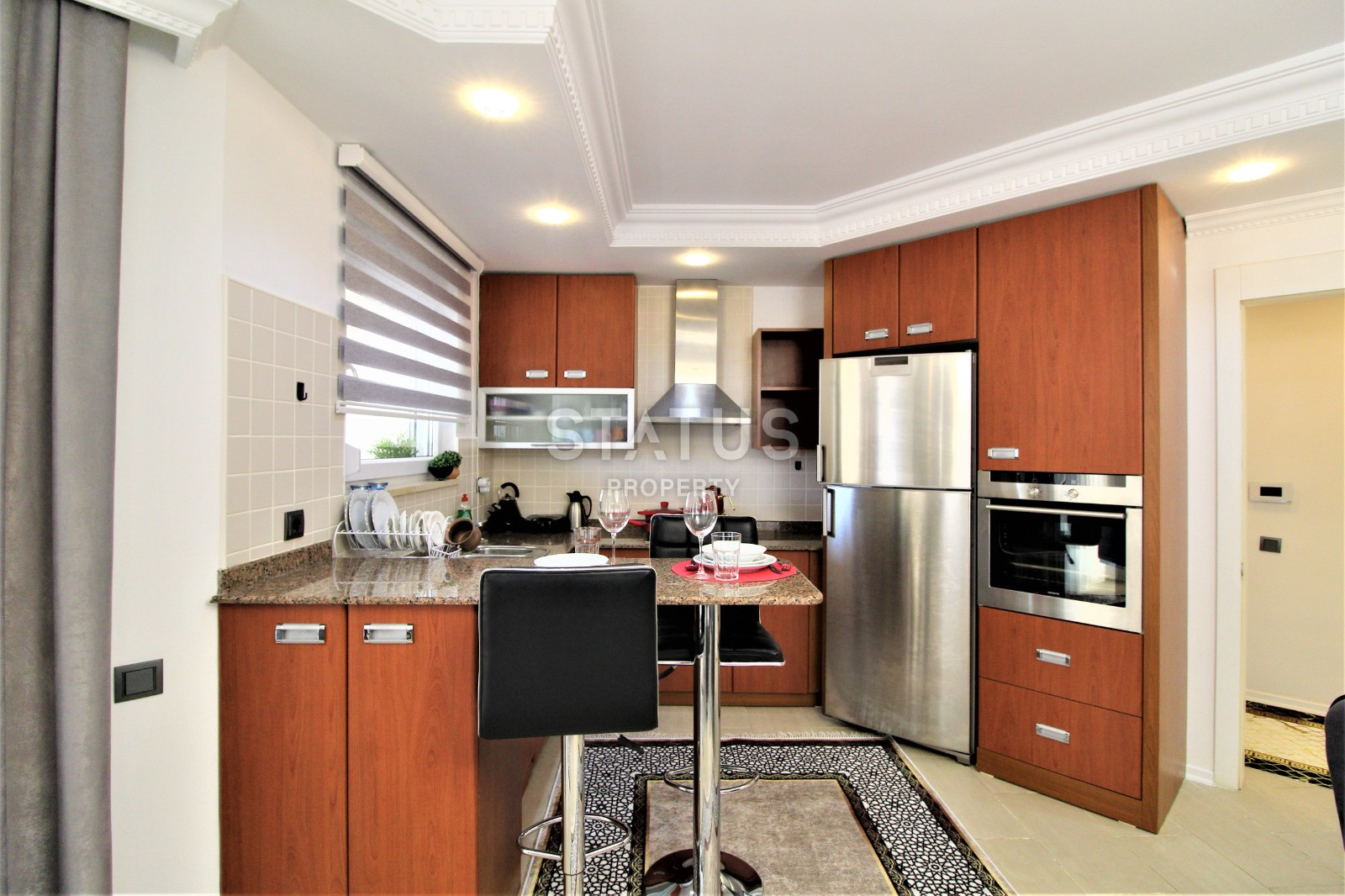 Three-room apartment furnished with great infrastructure in Cikcilli area, 120 m2. фото 4