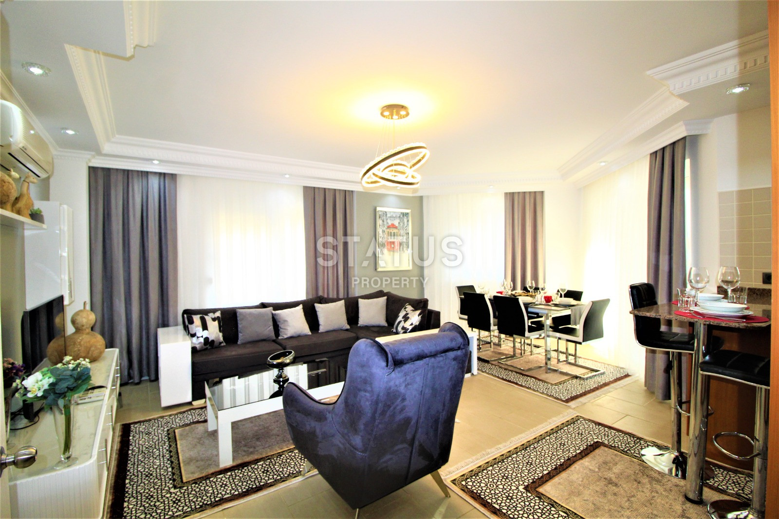 Three-room apartment furnished with great infrastructure in Cikcilli area, 120 m2. фото 7