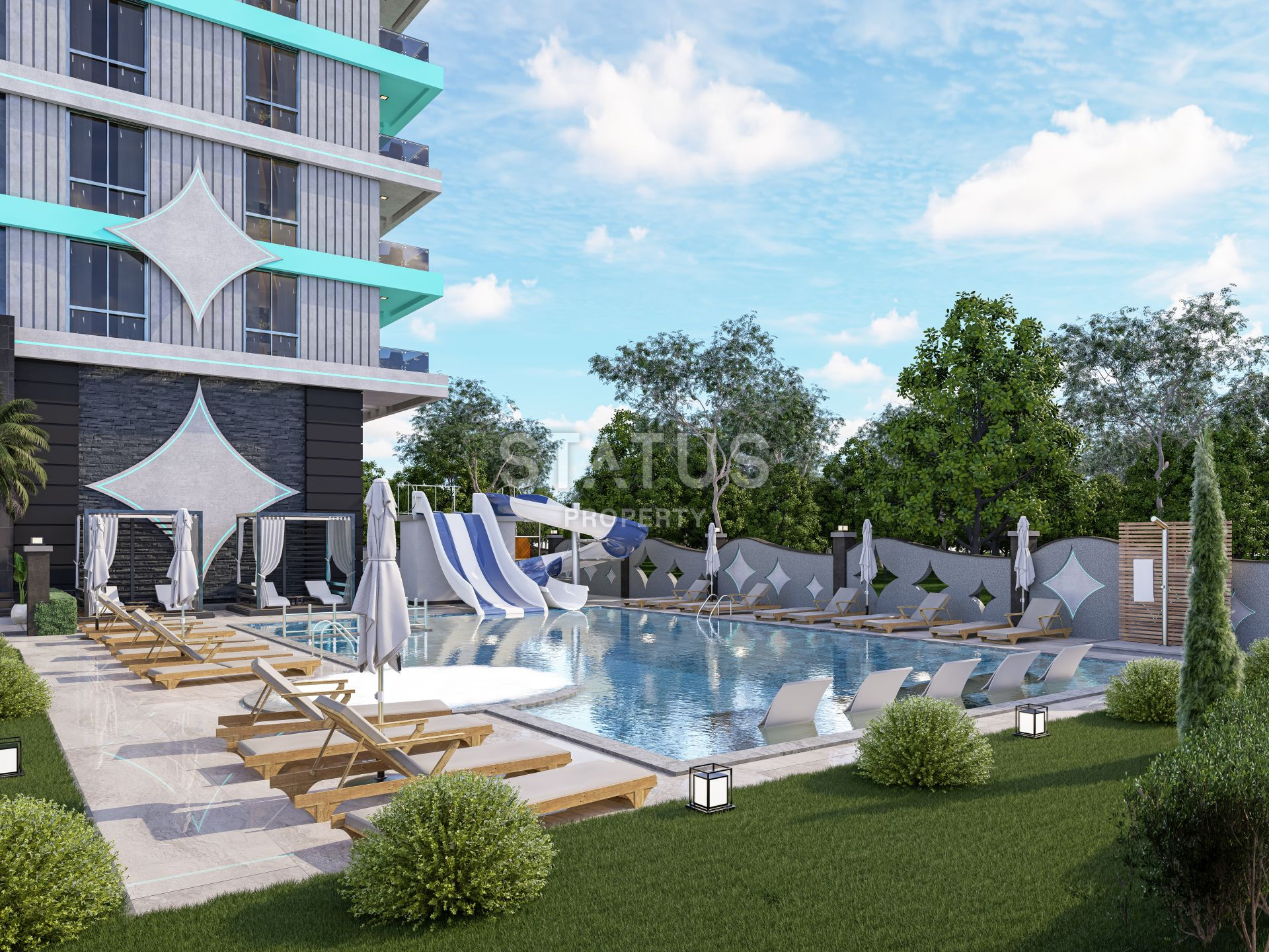 Новый проект бизнес-класса от ведущего застройщика в Махмутларе, 67-162 м2 фото 12