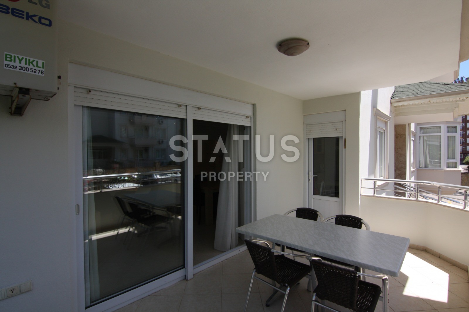 Апартаменты 2+1 в районе пляжа Клеопатры с мебелью фото 3