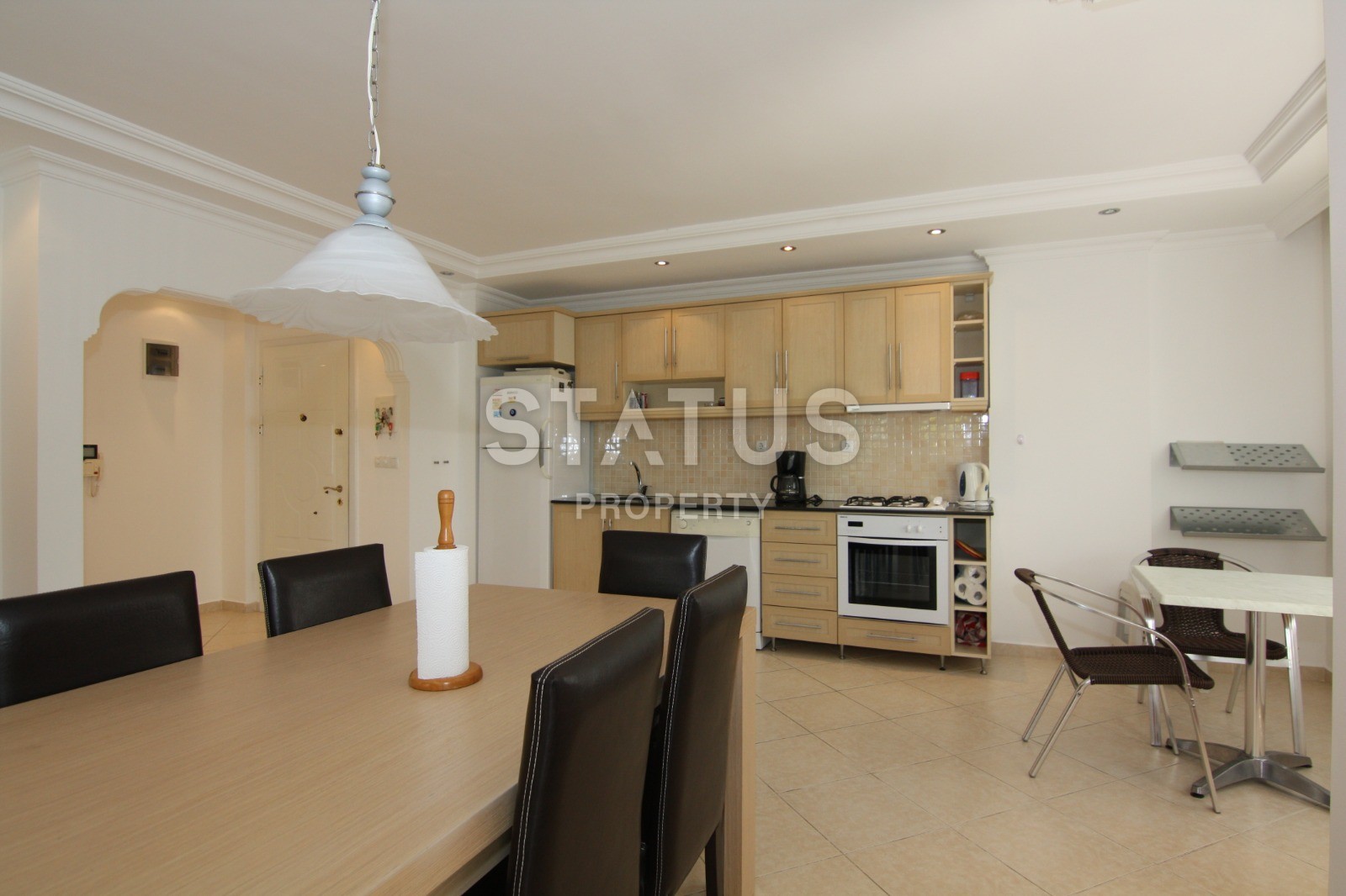 Апартаменты 2+1 в районе пляжа Клеопатры с мебелью фото 8