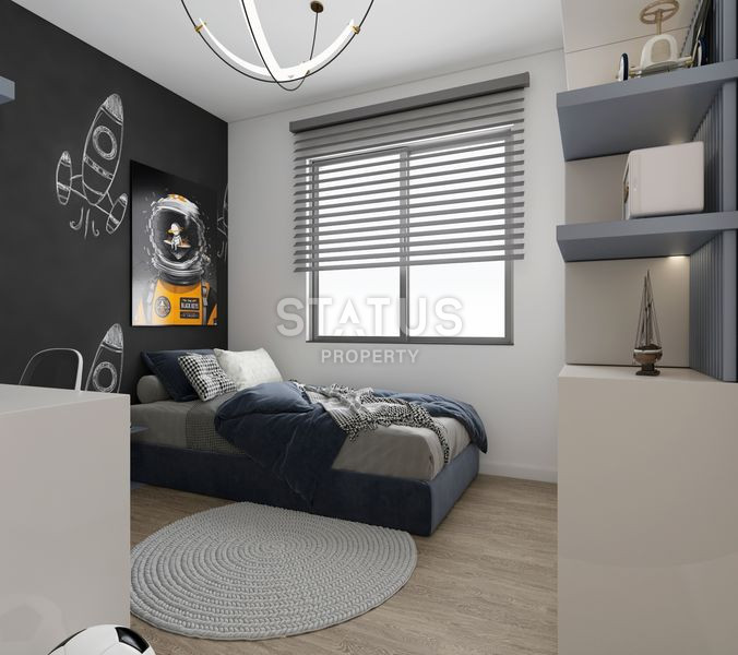 New luxury residential complex in installments in Antalya. Altyntash area, 77-120m2 фото 3