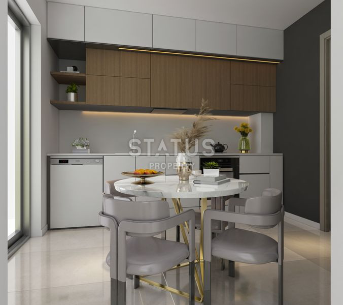 New luxury residential complex in installments in Antalya. Altyntash area, 77-120m2 фото 11