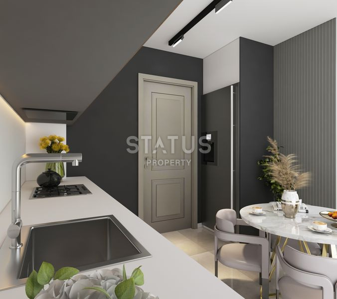 New luxury residential complex in installments in Antalya. Altyntash area, 77-120m2 фото 12